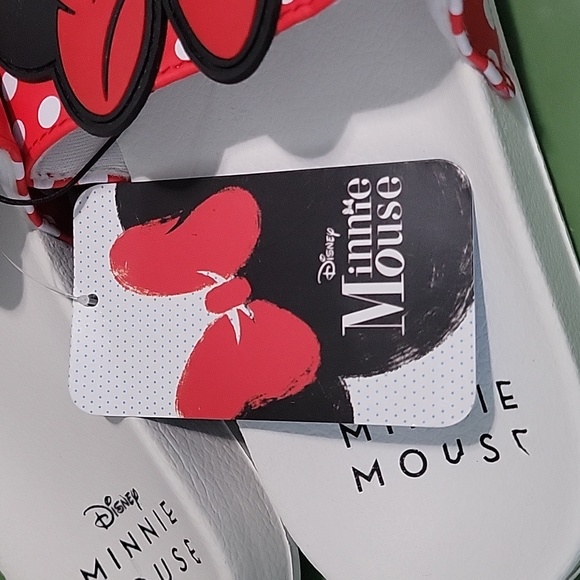Disney Minnie Mouse Children's Flip Flops Size 5/6 - Picture 5 of 8